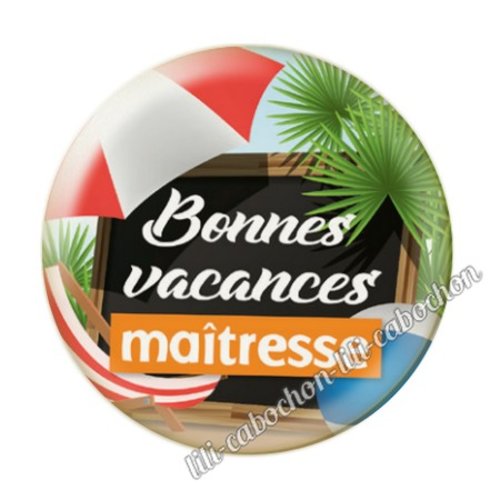 Maîtresse kj19 au choix cabochon résine ou en verre avec ou sans support, miroir, magnet, porte clé