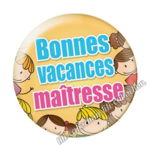 Maîtresse kj24 au choix cabochon résine ou en verre avec ou sans support, miroir, magnet, porte clé