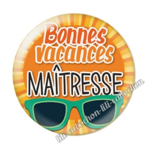 Maîtresse kj27 au choix cabochon résine ou en verre avec ou sans support, miroir, magnet, porte clé