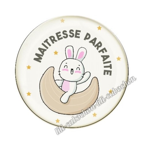 Maîtresse kj31 au choix cabochon résine ou en verre avec ou sans support, miroir, magnet, porte clé
