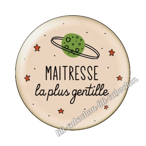 Maîtresse kj32 au choix cabochon résine ou en verre avec ou sans support, miroir, magnet, porte clé