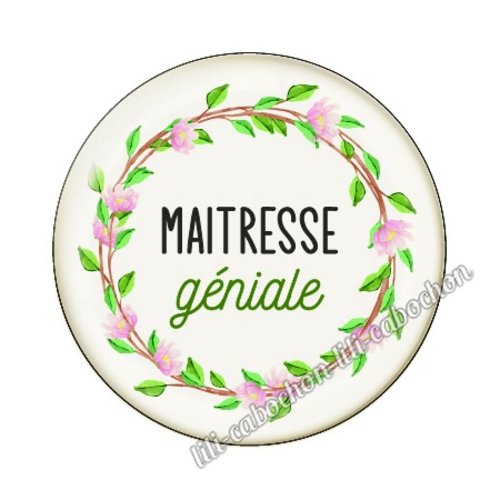 Maîtresse kj34 au choix cabochon résine ou en verre avec ou sans support, miroir, magnet, porte clé