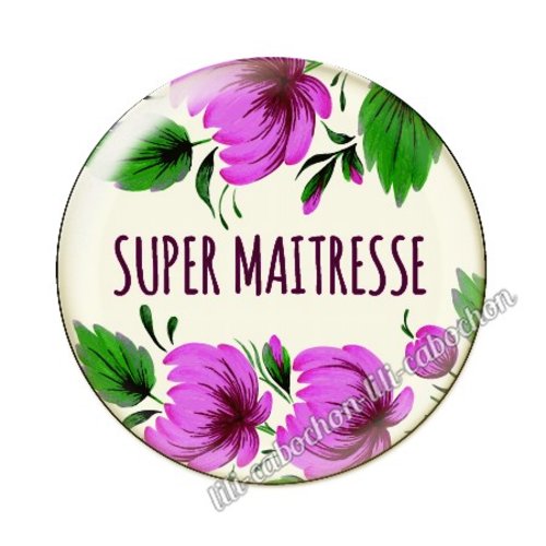 Maîtresse kj41 au choix cabochon résine ou en verre avec ou sans support, miroir, magnet, porte clé