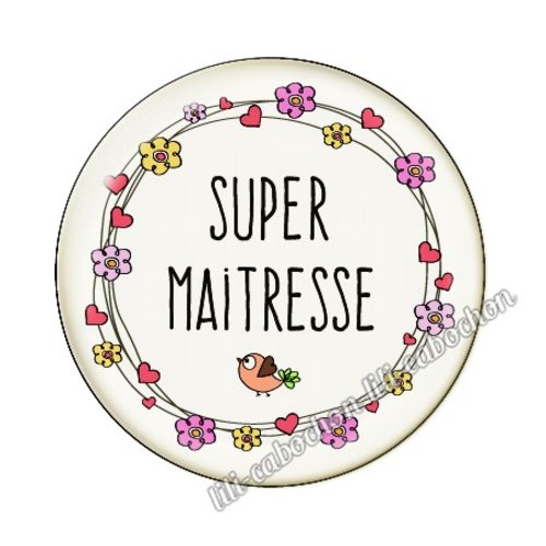 Maîtresse kj44 cabochon en résine époxy 25 mm