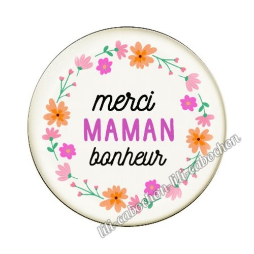 Maman kj71 au choix cabochon résine ou en verre avec ou sans support, miroir, magnet, porte clé