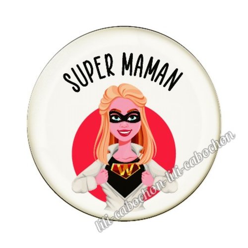 Maman kj72 au choix cabochon résine ou en verre avec ou sans support, miroir, magnet, porte clé