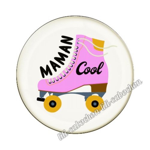 Maman kj76 au choix cabochon résine ou en verre avec ou sans support, miroir, magnet, porte clé