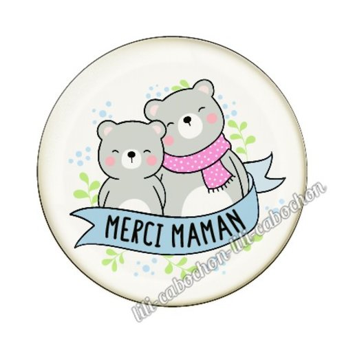Maman kj83 cabochon en résine époxy 25 mm
