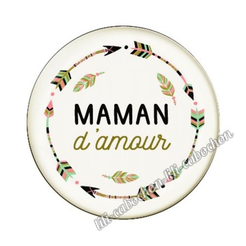 Maman kj86 cabochon en résine époxy 25 mm