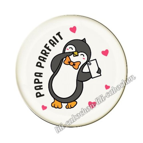 Papa kj92 au choix cabochon résine ou en verre avec ou sans support, miroir, magnet, porte clé