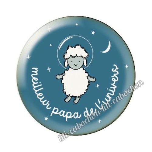 Papa kj94 au choix cabochon résine ou en verre avec ou sans support, miroir, magnet, porte clé