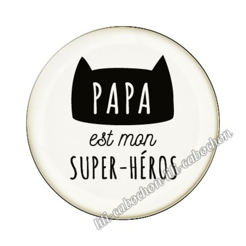 Papa kj96 au choix cabochon résine ou en verre avec ou sans support, miroir, magnet, porte clé