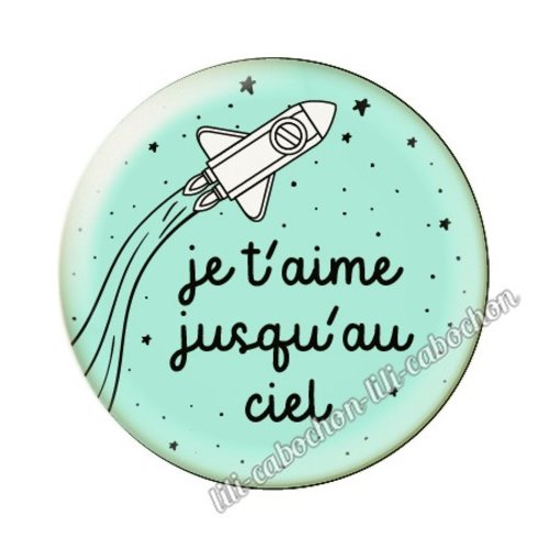 Merci nounou kj107 cabochon en résine époxy 25 mm