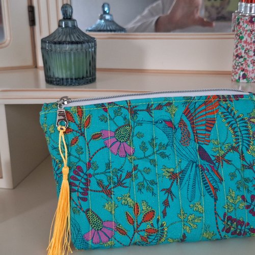 Trousse trapèze matelassée ninon