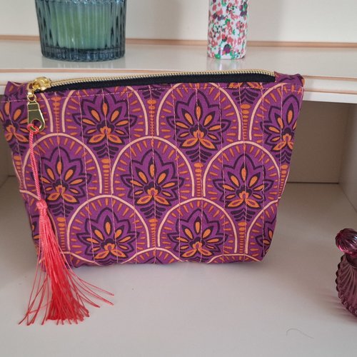 Trousse trapèze matelassée ninon