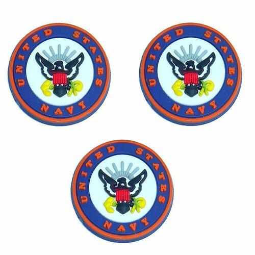 Shoe charm blason marines, united states navy, sabots type crocs