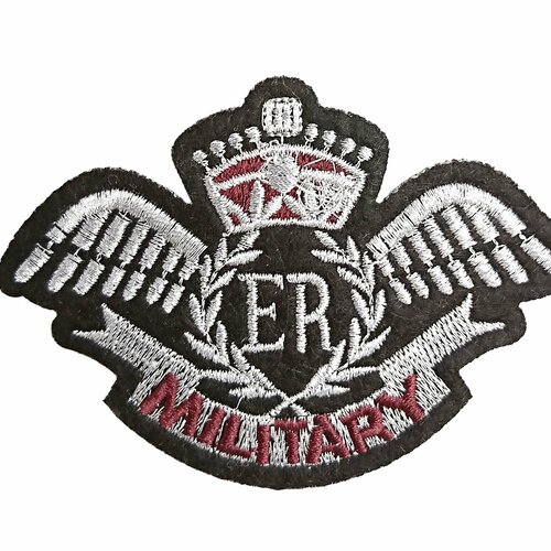 Patch armée raf, applique blason militaire , écusson royal air force pour customisation de vêtements, 9 cm