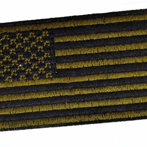 Patch drapeau usa armée,- applique brodé militaire, drapeau etats-unis pour customisation de vêtements, 9 cm