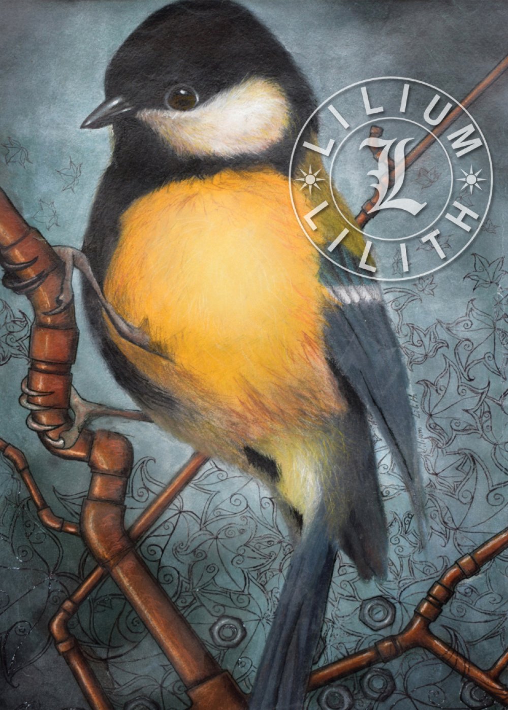 Carte Postale Mesange L Oiseau Un Grand Marche