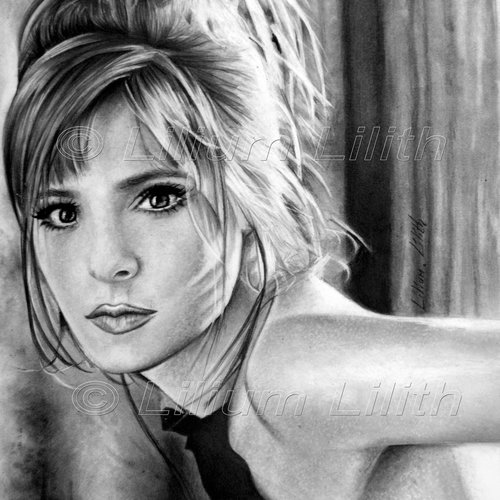 Portrait Mylene Farmer Un Grand Marche