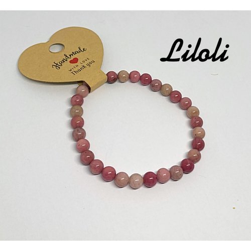 Bracelet rhodonite