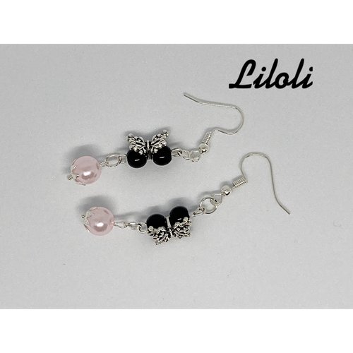 Boucle d’oreille papillon