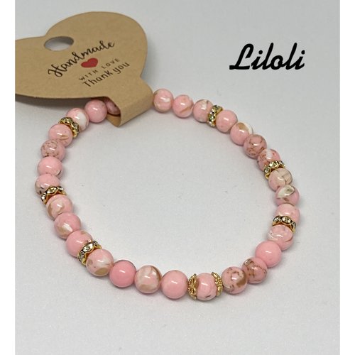 Bracelet perles coquillages