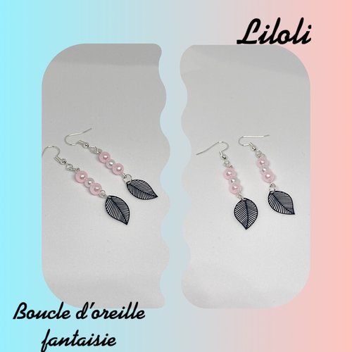 Boucle d’oreilles nacrées