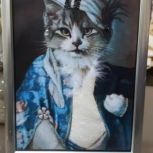Collection tableau chat de grands maîtres - susan herber sur carton plume ....