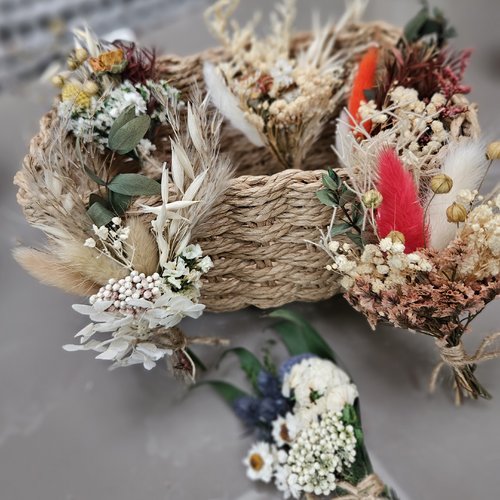 Collection minis bouquets   fleurs séchées