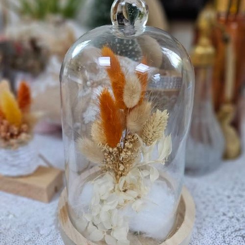 Cloche en verre boheme