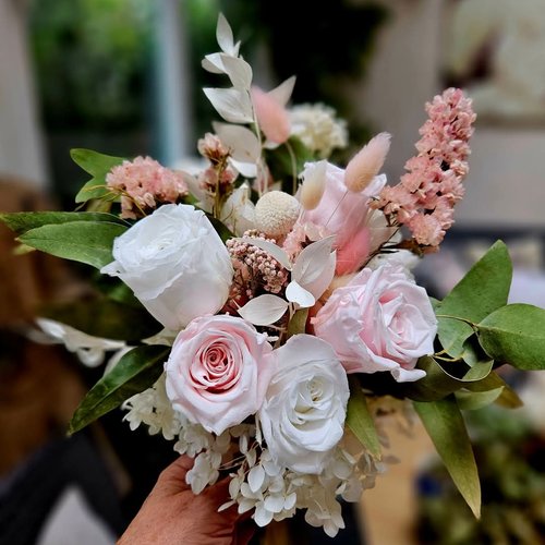 Bouquet fleurs séchées boheme
