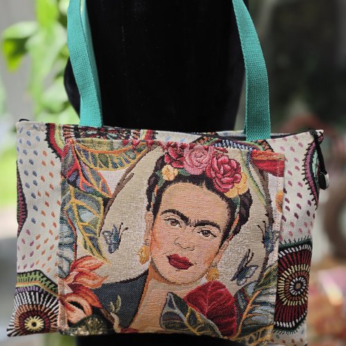 Sac en tissu frida kalho