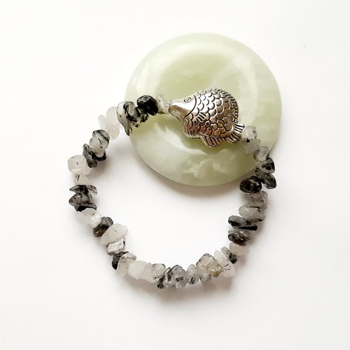 Bracelet  perles sur élastique
