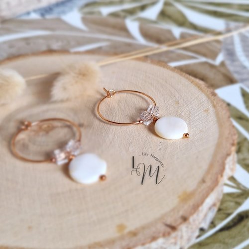 Boucles d'oreilles créoles sedna