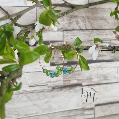 Boucles d'oreilles créoles solana