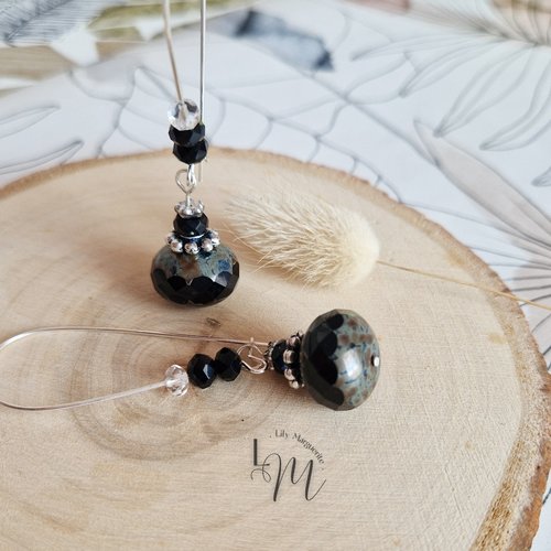 Boucles d'oreilles dormeuses noëlyne