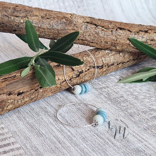 Boucles d'oreilles créoles izusa