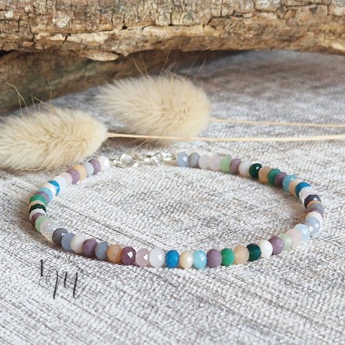 Bracelet - inaya - multicolore - argenté