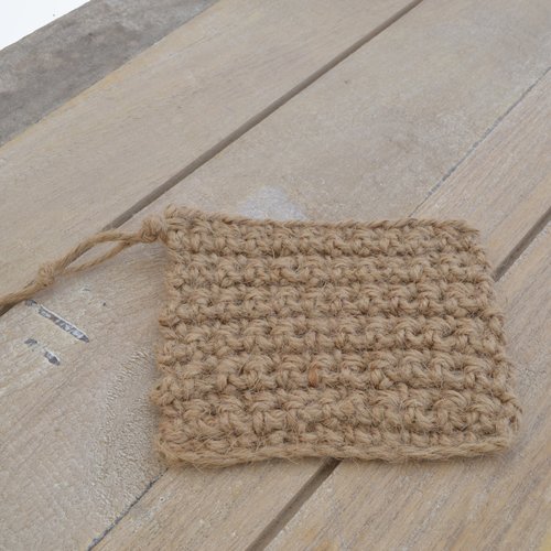 Tawashi en chanvre naturel - zéro déchet