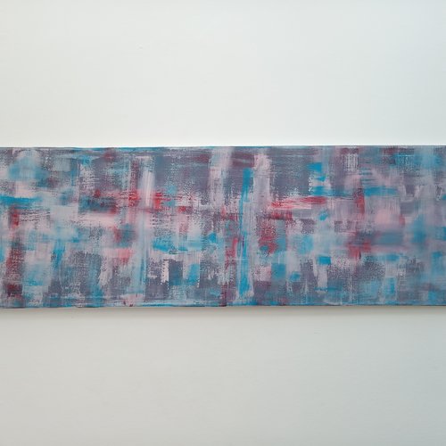 Grande toile panoramique  abstraite - 120x40 cm