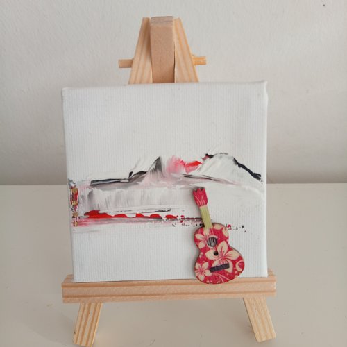Mini toile  - souvenir de la polynésie