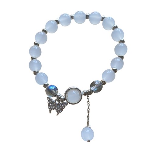 Kit diy bracelet perles et breloque papillon