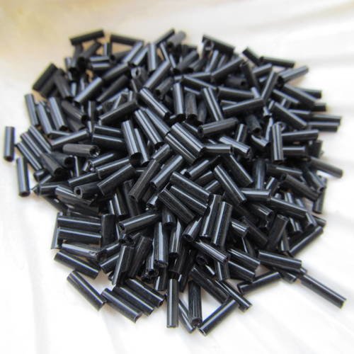 Verre 4mm x 1.8mm 20g Perles de Rocaille Tubes couleur Irisée