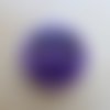 Lot de 2 perles symbole de paix de 20 mm de diamètre en howlite naturelle teintée: violet.