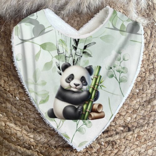 Bavoir bandana panda