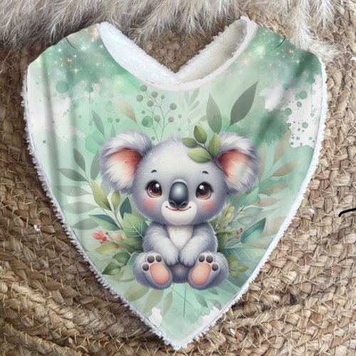 Bavoir bandana koala