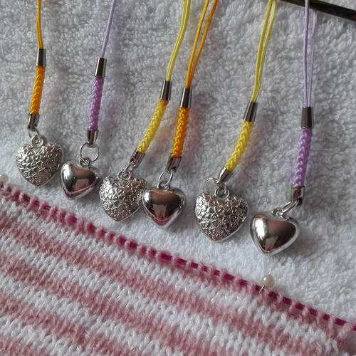 Lot de 6 anneaux marqueurs pour mailles au tricot ou crochet