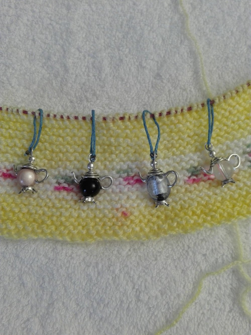 Anneaux marqueurs de mailles pour Tricot et Crochet avec perles