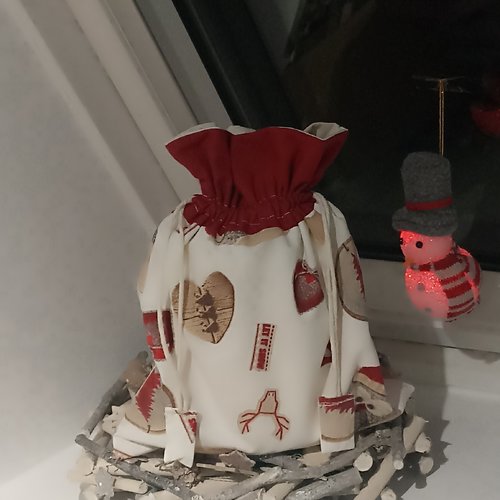 Sac cadeau de noël